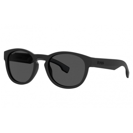 Солнцезащитные очки мужские BOSS 1452/S MTBK GREY HUB-205492O6W54IR - фото 3