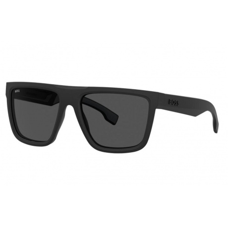 Солнцезащитные очки мужские BOSS 1451/S MTBK GREY HUB-205491O6W59IR - фото 2