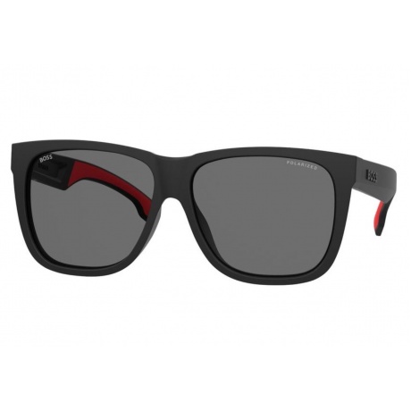 Солнцезащитные очки мужские BOSS 1453/F/S MTT BLACK HUB-20549300361M9 - фото 2