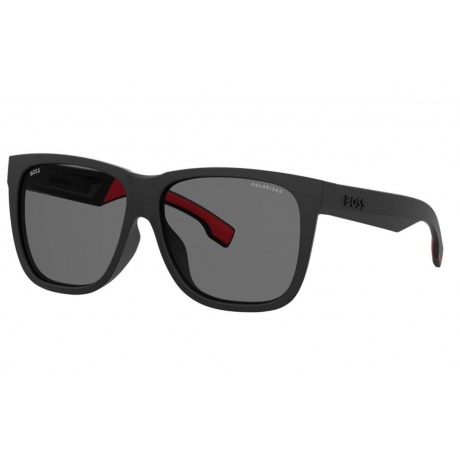 Солнцезащитные очки мужские BOSS 1453/F/S MTT BLACK HUB-20549300361M9 - фото 3