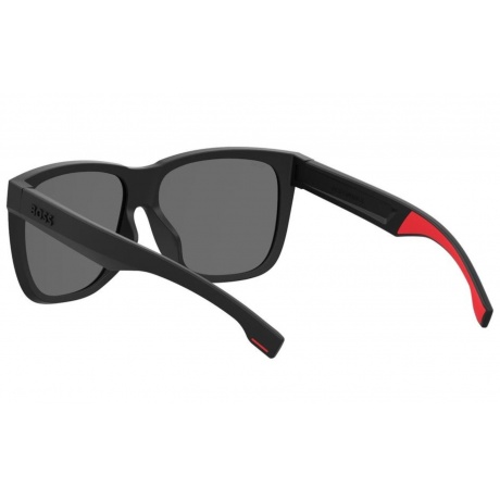 Солнцезащитные очки мужские BOSS 1453/F/S MTT BLACK HUB-20549300361M9 - фото 6