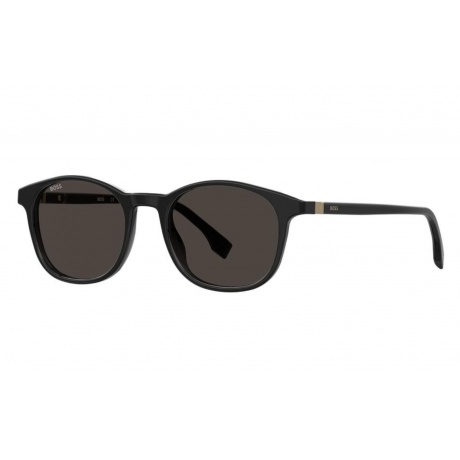 Солнцезащитные очки мужские BOSS 1433/S BLACK HUB-20540180752IR - фото 2