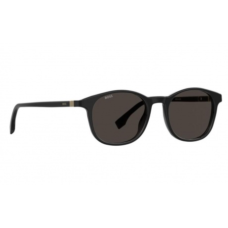 Солнцезащитные очки мужские BOSS 1433/S BLACK HUB-20540180752IR - фото 12