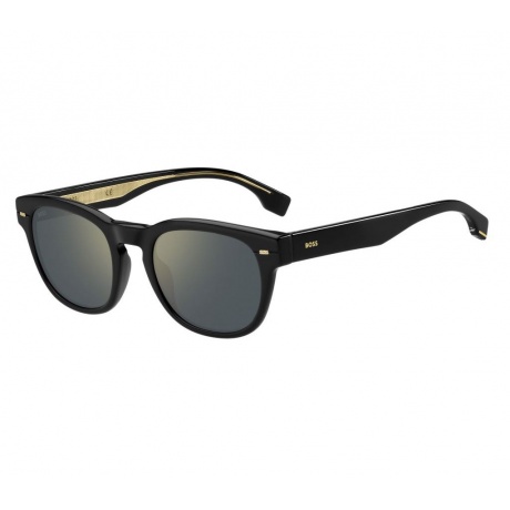 Солнцезащитные очки мужские BOSS 1380/S BLACK HUB-20487580751K1 - фото 1