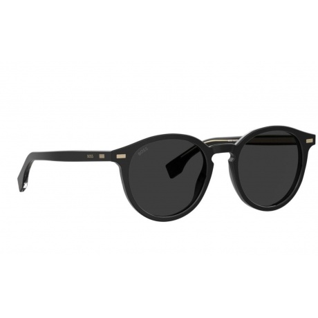 Солнцезащитные очки мужские BOSS 1365/S BLACK HUB-20510380751IR - фото 12