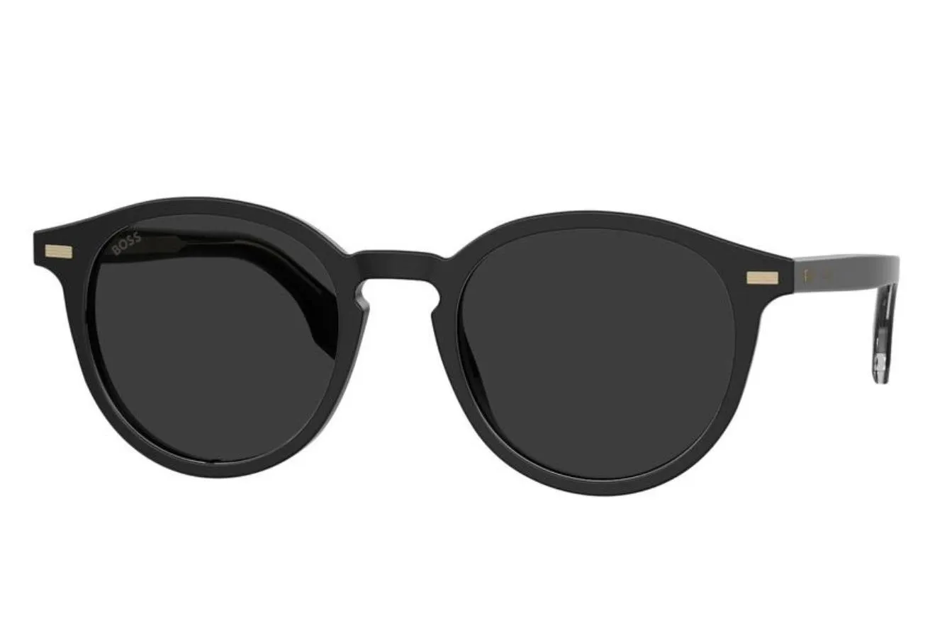 Солнцезащитные очки мужские BOSS 1365/S BLACK HUB-20510380751IR - фото 2