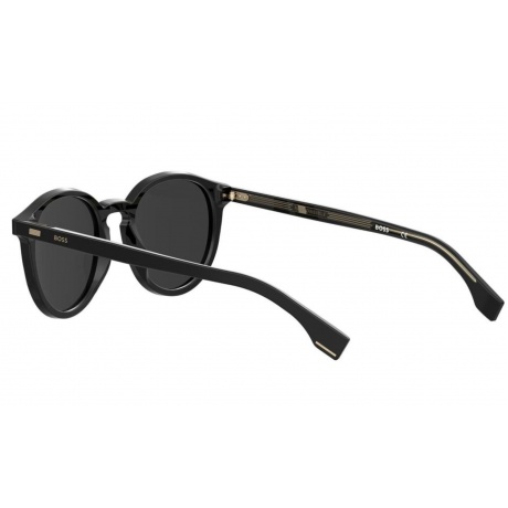 Солнцезащитные очки мужские BOSS 1365/S BLACK HUB-20510380751IR - фото 5