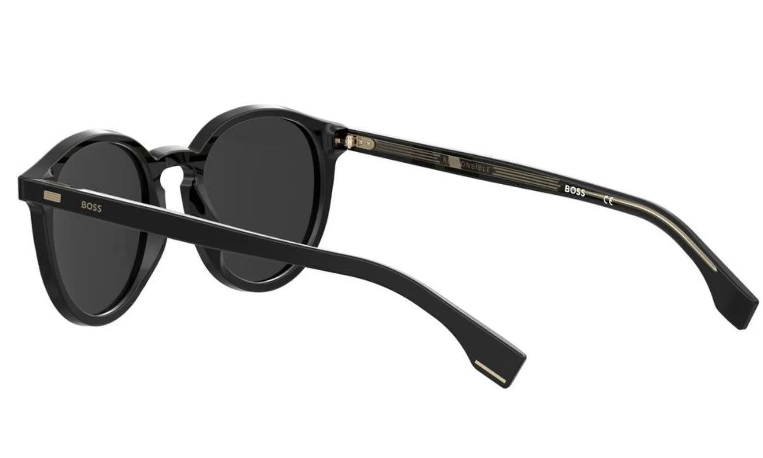 Солнцезащитные очки мужские BOSS 1365/S BLACK HUB-20510380751IR - фото 5