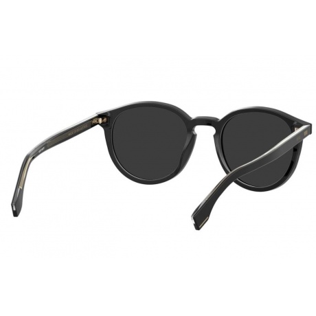 Солнцезащитные очки мужские BOSS 1365/S BLACK HUB-20510380751IR - фото 8