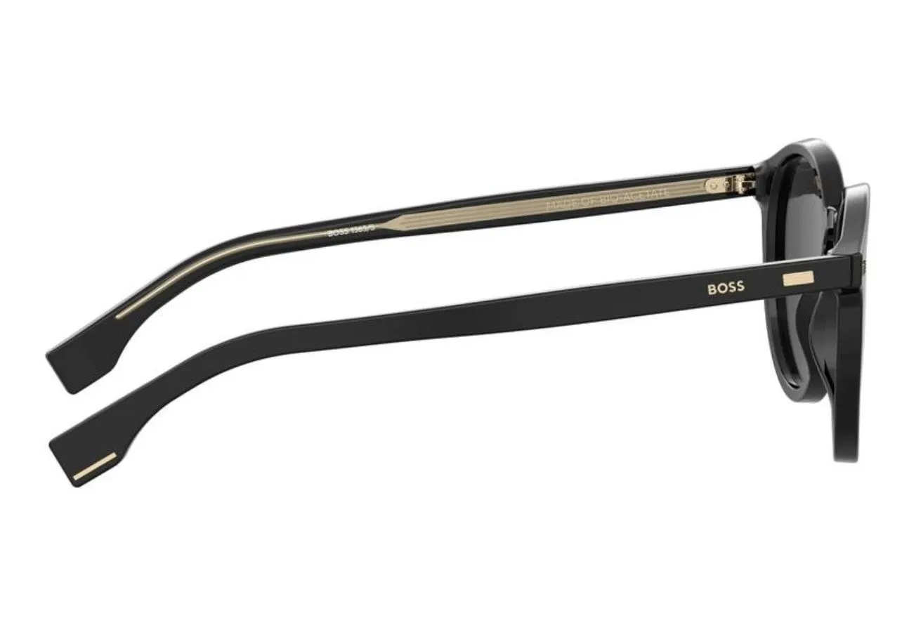 Солнцезащитные очки мужские BOSS 1365/S BLACK HUB-20510380751IR - фото 10