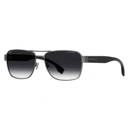 Солнцезащитные очки мужские BOSS 1441/S BLK DKRUT HUB-205403ANS60WJ - фото 2