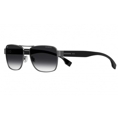 Солнцезащитные очки мужские BOSS 1441/S BLK DKRUT HUB-205403ANS60WJ - фото 3