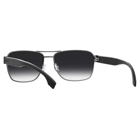 Солнцезащитные очки мужские BOSS 1441/S BLK DKRUT HUB-205403ANS60WJ - фото 6
