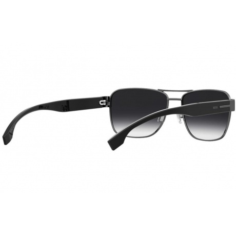 Солнцезащитные очки мужские BOSS 1441/S BLK DKRUT HUB-205403ANS60WJ - фото 9