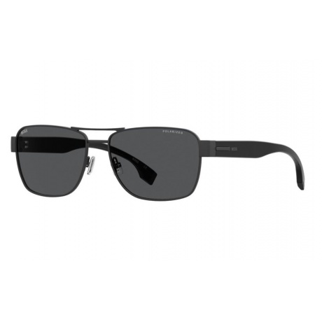 Солнцезащитные очки мужские BOSS 1441/S BLACK HUB-20540380760M9 - фото 3