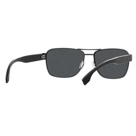 Солнцезащитные очки мужские BOSS 1441/S BLACK HUB-20540380760M9 - фото 8