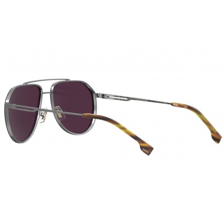 Солнцезащитные очки мужские BOSS 1326/S BRWHRNRUT HUB-2043416C560VP - фото 5