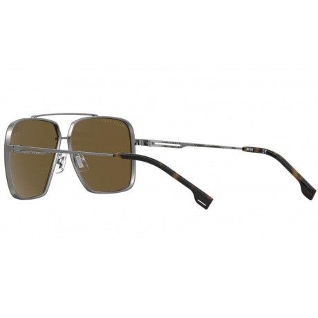 Солнцезащитные очки мужские BOSS 1325/S RUTH HVNA HUB-20433631Z623U - фото 5