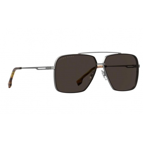 Солнцезащитные очки мужские BOSS 1325/S BRWHRNRUT HUB-2043366C56270 - фото 12