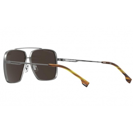 Солнцезащитные очки мужские BOSS 1325/S BRWHRNRUT HUB-2043366C56270 - фото 5