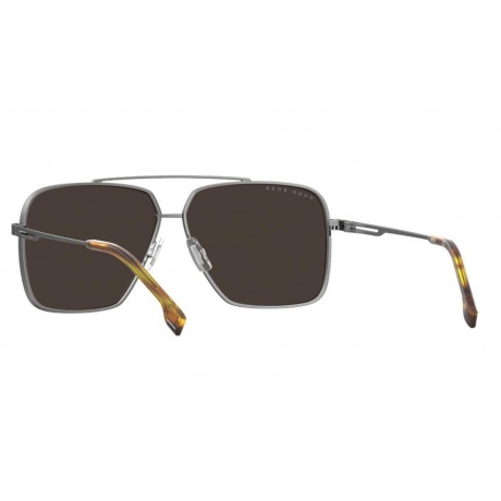 Солнцезащитные очки мужские BOSS 1325/S BRWHRNRUT HUB-2043366C56270 - фото 6