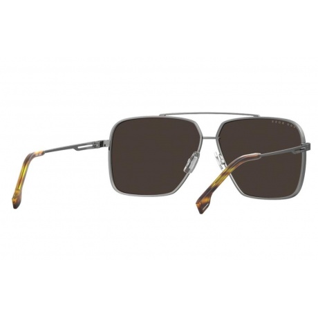 Солнцезащитные очки мужские BOSS 1325/S BRWHRNRUT HUB-2043366C56270 - фото 8