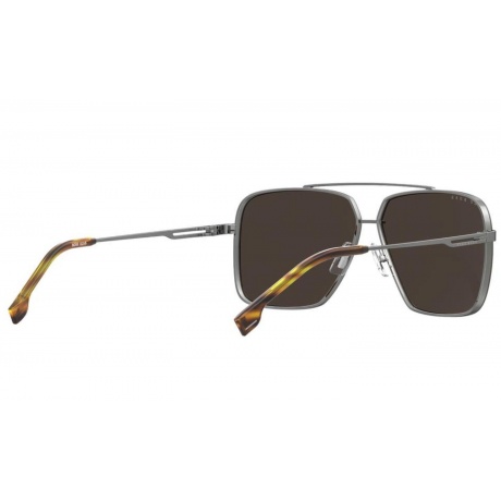 Солнцезащитные очки мужские BOSS 1325/S BRWHRNRUT HUB-2043366C56270 - фото 9