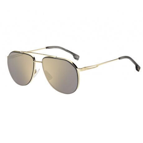 Солнцезащитные очки мужские BOSS 1326/S GOLD HUB-204341J5G60UE - фото 1