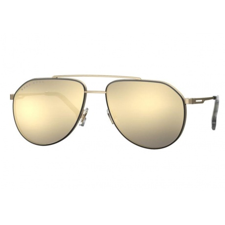 Солнцезащитные очки мужские BOSS 1326/S GOLD HUB-204341J5G60UE - фото 2