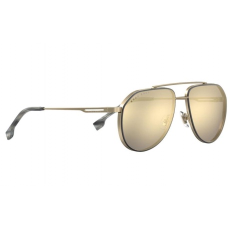 Солнцезащитные очки мужские BOSS 1326/S GOLD HUB-204341J5G60UE - фото 11
