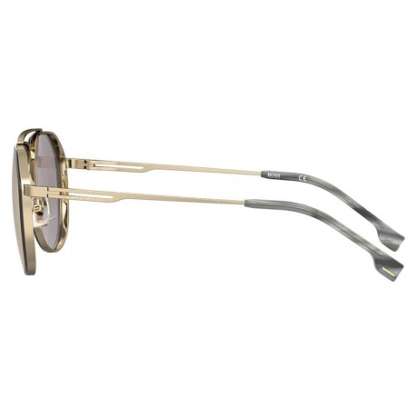 Солнцезащитные очки мужские BOSS 1326/S GOLD HUB-204341J5G60UE - фото 4