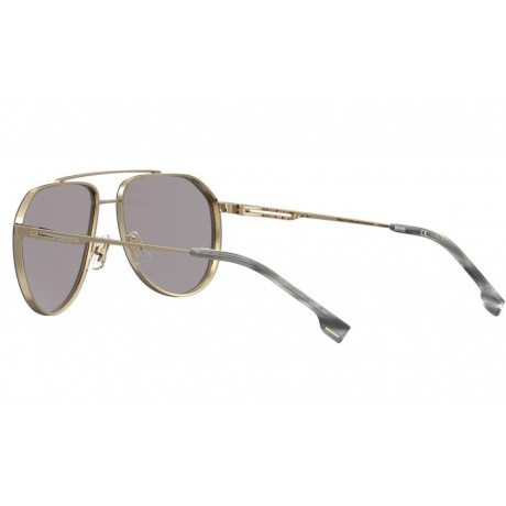 Солнцезащитные очки мужские BOSS 1326/S GOLD HUB-204341J5G60UE - фото 5