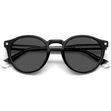 Солнцезащитные очки мужские Polaroid PLD 4150/S/X BLACK PLD-20571180750M9 - фото 4