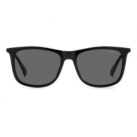 Солнцезащитные очки мужские Polaroid PLD 4145/S/X BLACK PLD-20573080755M9 - фото 2