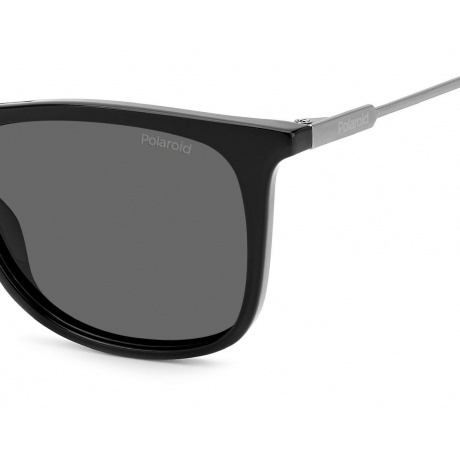 Солнцезащитные очки мужские Polaroid PLD 4145/S/X BLACK PLD-20573080755M9 - фото 3