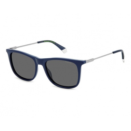 Солнцезащитные очки мужские Polaroid PLD 4145/S/X BLUE PLD-205730PJP55M9 - фото 1