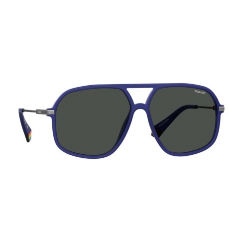 Солнцезащитные очки унисекс PLD 6182/S BLUE PLD-205143PJP59M9 - фото 12