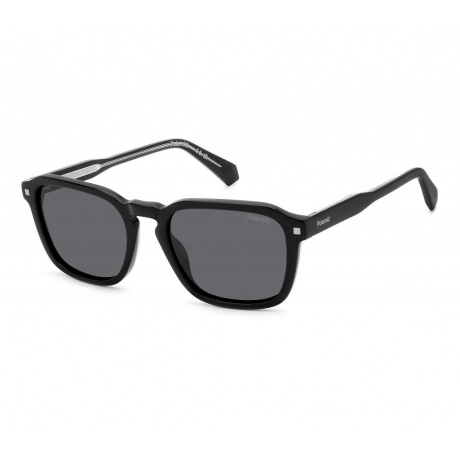 Солнцезащитные очки унисекс Polaroid PLD 4156/S/X BLACK PLD-20636580753M9 - фото 1