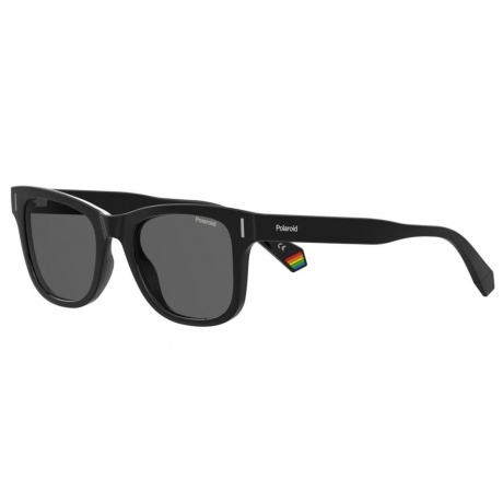 Солнцезащитные очки унисекс Polaroid PLD 6206/S BLACK PLD-20636780751M9 - фото 3