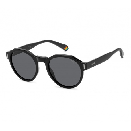 Солнцезащитные очки унисекс Polaroid PLD 6207/S BLACK PLD-20636880752M9 - фото 1