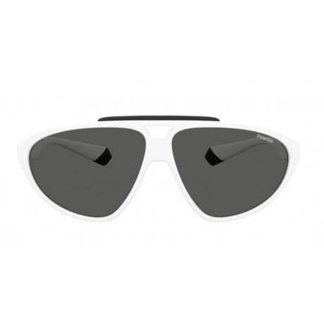 Солнцезащитные очки унисекс Polaroid PLD 2151/S MATTWHITE PLD-2064536HT62M9 - фото 2