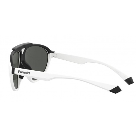 Солнцезащитные очки унисекс Polaroid PLD 2151/S MATTWHITE PLD-2064536HT62M9 - фото 5