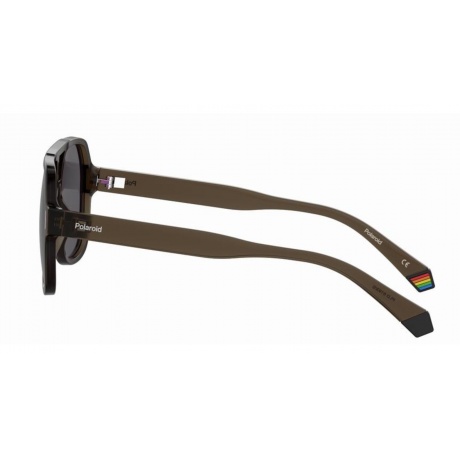 Солнцезащитные очки унисекс Polaroid PLD 6193/S BROWN PLD-20569009Q57M9 - фото 4