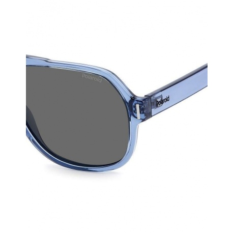 Солнцезащитные очки унисекс Polaroid PLD 6193/S BLUE PLD-205690PJP57M9 - фото 4