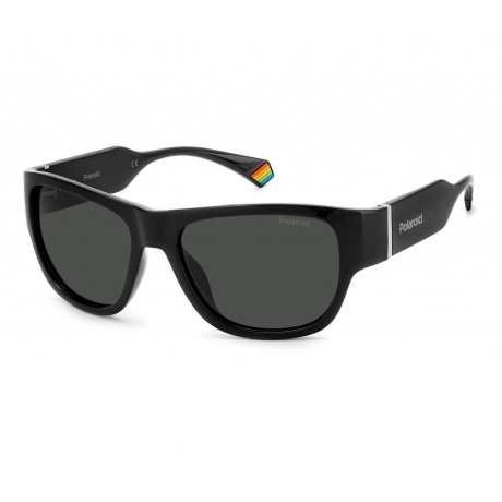 Солнцезащитные очки унисекс Polaroid PLD 6197/S BLACK PLD-20569180755M9 - фото 1