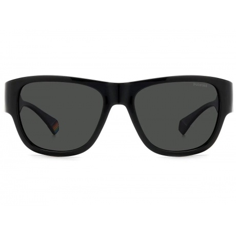 Солнцезащитные очки унисекс Polaroid PLD 6197/S BLACK PLD-20569180755M9 - фото 2