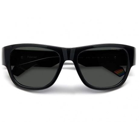 Солнцезащитные очки унисекс Polaroid PLD 6197/S BLACK PLD-20569180755M9 - фото 3