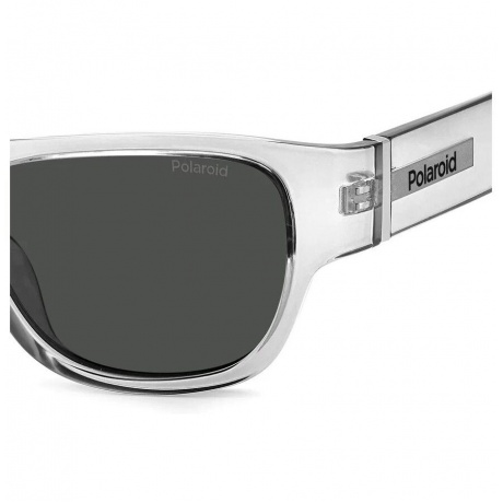 Солнцезащитные очки унисекс Polaroid PLD 6197/S GREY PLD-205691KB755M9 - фото 4