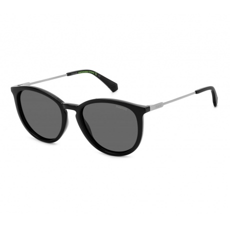 Солнцезащитные очки унисекс Polaroid PLD 4143/S/X BLACK PLD-20570180753M9 - фото 1