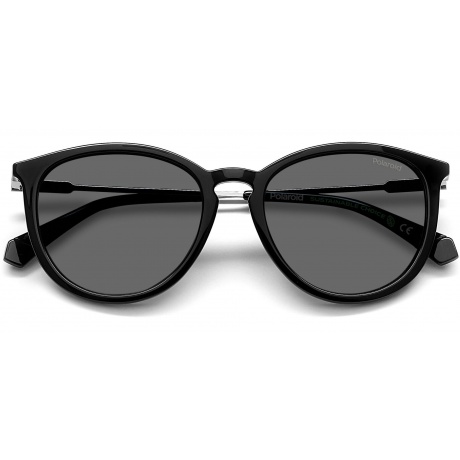 Солнцезащитные очки унисекс Polaroid PLD 4143/S/X BLACK PLD-20570180753M9 - фото 2